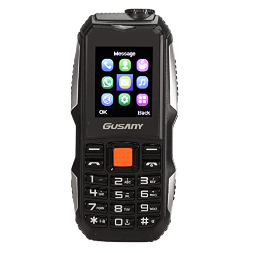 Téléphone Portable pour Personnes âgées - Double SIM 1,8 Pouces - Écran Large et Pratique (Noir)