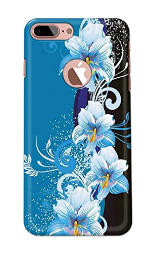 Image of PRINTFIDAA Beautiful Floral Design Printed Designer Hard Case for iPhone 7 Plus Logo (5.5 inch) / iPhone 8 Plus Logo (5.5 inch), A1784, A1661, A1785 Back Cover -(e) RPM1006