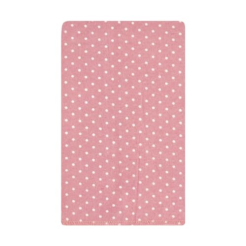 Image of Hudson Baby Unisex Baby Cotton Poly Flannel Burp Cloths, Dusty Rose Floral 10-Pack, One Size