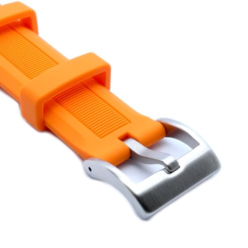 Image of WAMD Quick Release Silicone Rubber Watch Straps - Mercury - 18mm, 20mm, and 22mm Watch Straps for Watches.