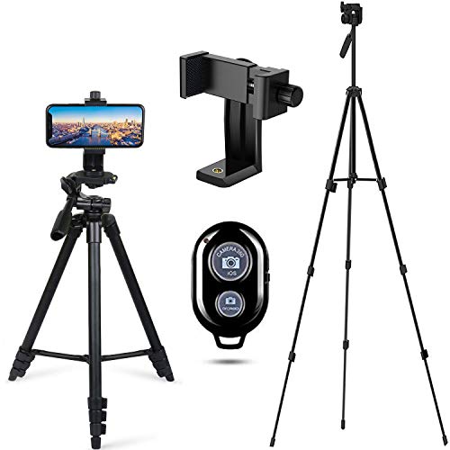 Handy Stativ Smartphone Kamera Stative Lightweight Tripod Einbein Ständer für iPhone/Samsung/Huawei Halter Halterung Leichtes Kamera-Dreibeinstativ
