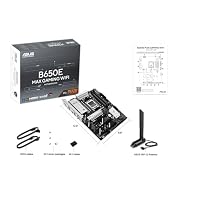 ASUS Scheda Madre B650E MAX Gaming WiFi Per AMD Ryzen AM5, DDR5, PCIe 5.0, Wi-Fi 6E, Aura Sync