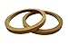 2 MDF SPEAKER RING SPACER 10 INCH WOOD 3/4 THICK FIBERGLASS AUDIO BOX ENCLOSURE