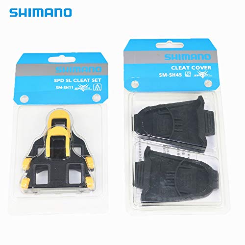 Shimano SPD-SL SM-SH11 Cleat with SM-SH45 Cleat Cover for Road