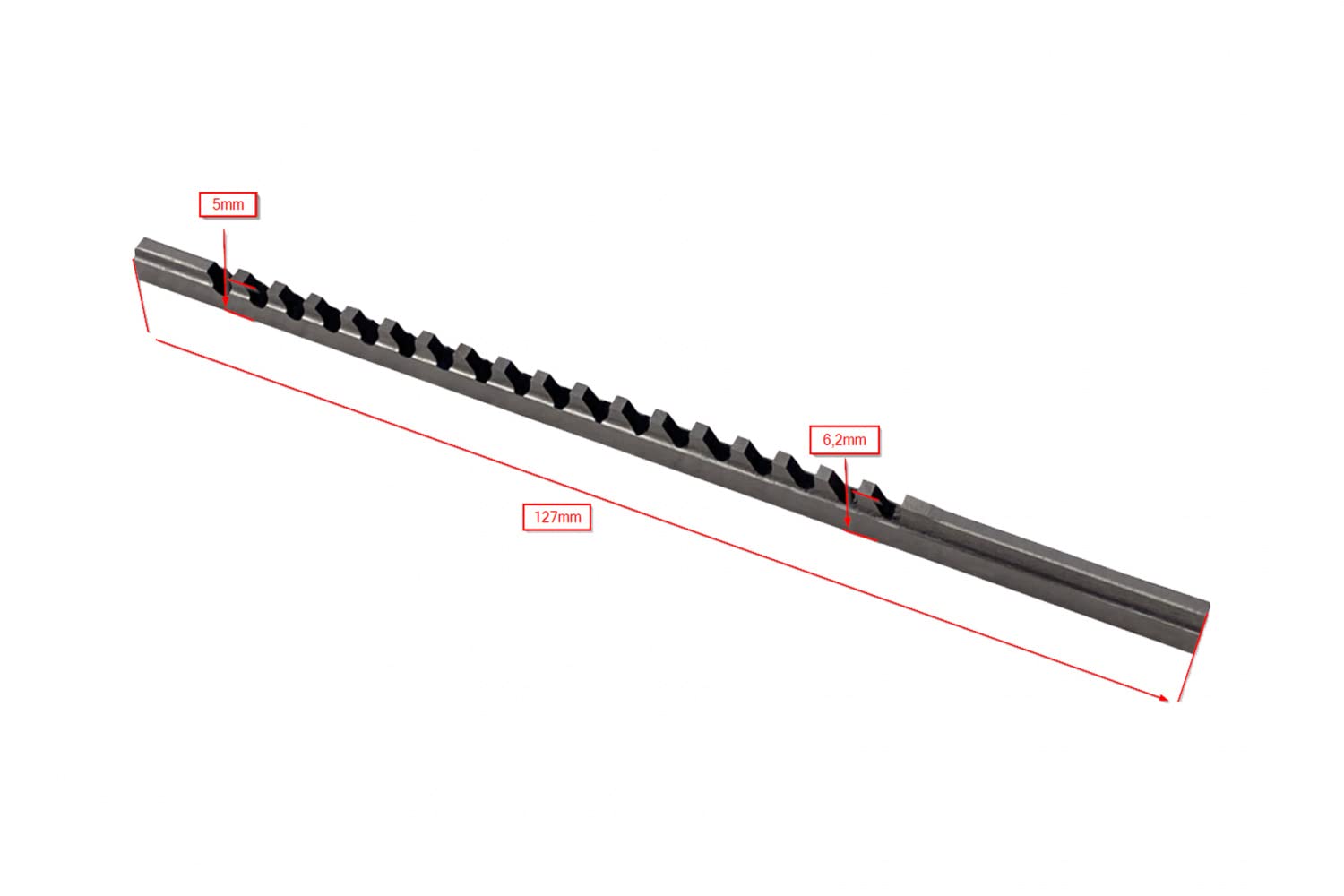 PAULIMOT HSS-Räumnadel-Set 2 3 4 mm Keilnuten