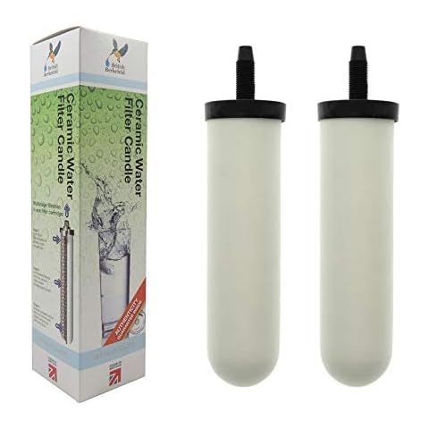 British Berkefeld W9121207 Super Sterasyl Ceramic Drinking Water Filter Cartridge Candle for Gravity Filters, 7" Length (2 Pack) Cover