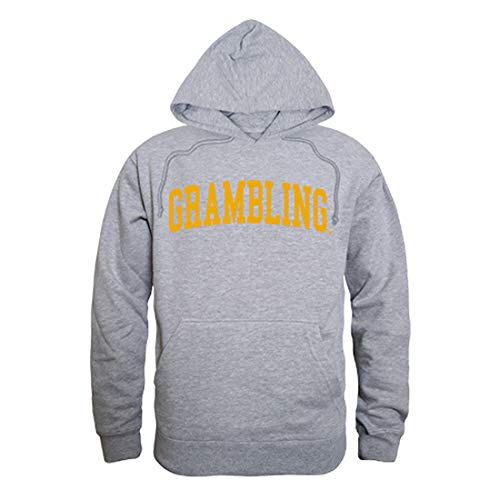 NCAA Grambling Tigers Unisex 503Game Day Hoodie, Heather Grey, X-Large