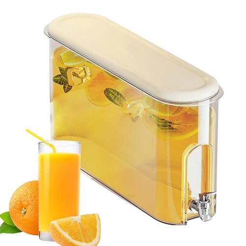 Dispensador de bebidas con hielo, cubo de bebidas con grifo, jarra a prueba de fugas, recipiente de jarra de agua fría, sistema de almacenamiento para líquidos de fiesta, dispensador de bebidas