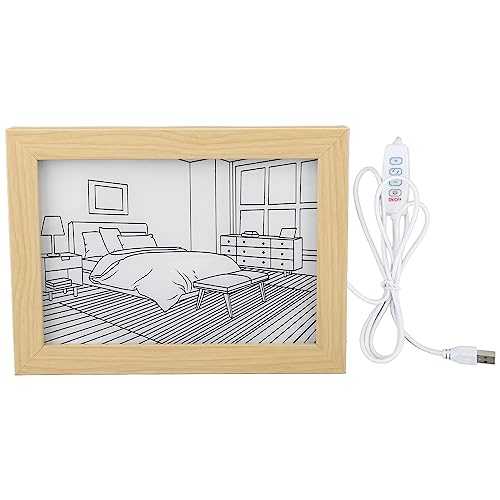 LED Light Up Painting with 3 Lighting Modes, USB Powered