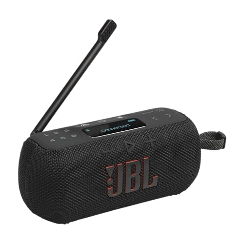 JBL Tuner 3, Radio Bluetooth Portatile, DAB/DAB+/FM, 6 Preimpostazioni, Fino