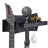 🎸Fomente el uso de instrumentos: con el soporte de pared para guitarra JYPS, puede mantener su guitarra a la vista y tocar más en lugar de simplemente dejarla en la esquina. Este soporte de pared para guitarra mantendrá su instrumento fuera del alcance de los niños pequeños y las mascotas, evitando que su guitarra se dañe.