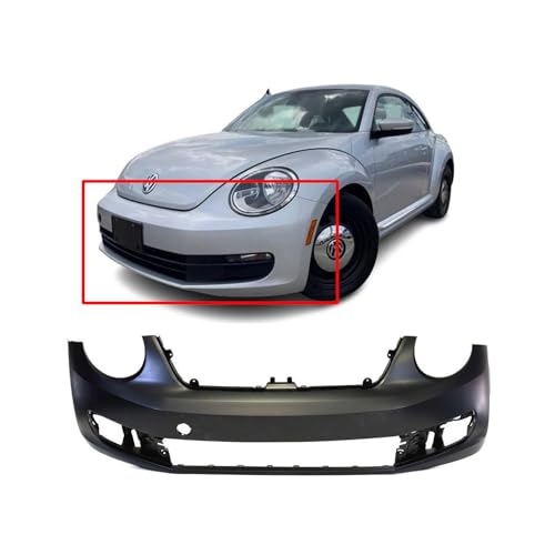 Image of FitParts Compatible with Volkswagen Beetle 2012-2015 Front Bumper Cover