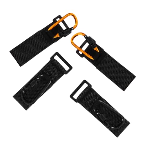 HEMOTON Universal Stroller Bag Hook 4pcs Stroller Hooks for Diaper Bags Easy to Use Hooks for Antislip Design