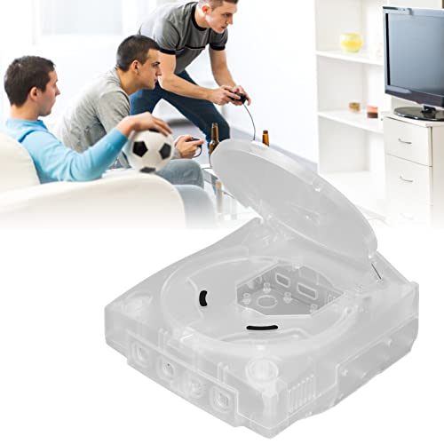 Boîtier en plastique, boîtier de rechange rétro, léger, bel aspect, boîtier translucide pour console de jeu Dreamcast DC pour les familles – vue 2