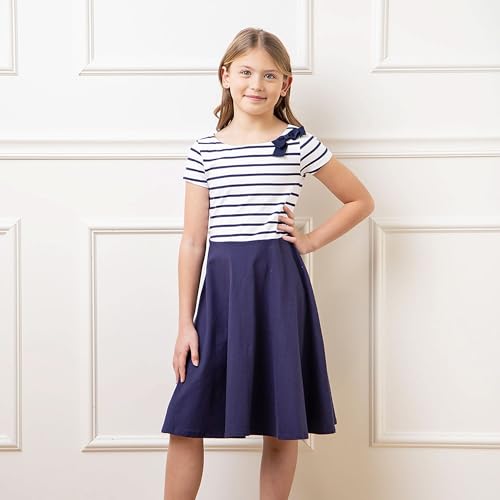 Hope & Henry Girls' Skater Dress2