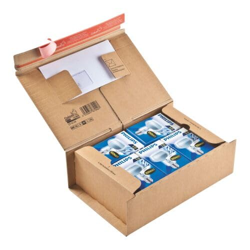 ColomPac© Paket Versandkarton 365 x 235 x 120 mm, braun