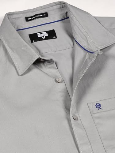 Image of Thomas Scott Men Classic Slim Fit Cotton Casual Full Sleeves Shirt