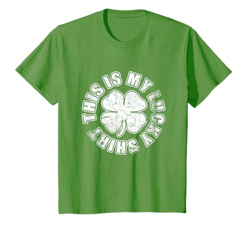 This Is My Lucky Shirt St Patricks Day Irish Luck Hommes Femmes T-Shirt