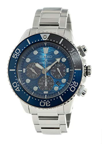 Preisvergleich Produktbild Seiko Herren Solar Chronograph Armbanduhr - Prospex Divers SSC741P1