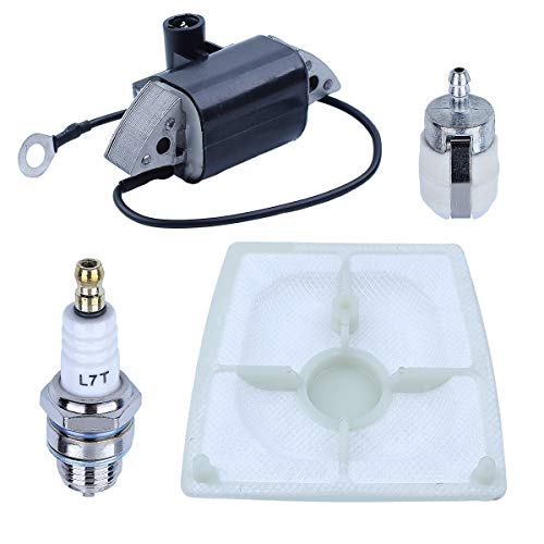 Adefol ST 041 Chainsaw Ignition Coil Air Filter Kit for Stihl 041 041AV 041FB 041G Replacement Parts for Farm BOSS OEM 11104043200 with Spark Plug Fuel Filter