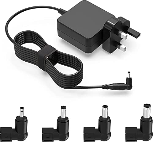 65W 45W AC Charger With 4 Tips Fit for Asus VivoBook ZenBook NoteBook Laptop Power Supply Cord-(View compatible models on the product page)