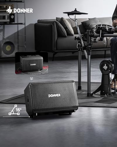 Donner Electric Drum Amp 200W, Peak Power 1000-Watt Wireless Professional Electronic Drum Amplifier Portable for Multi-Scene Use DDA-1000 - image 7