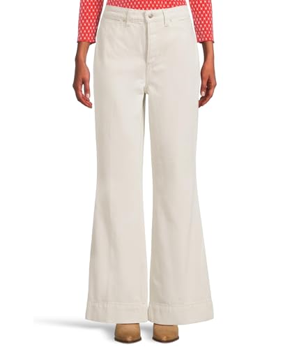 Free People Womens Cerine Relaxed Bootcut Ecru 25x29 at Amazon