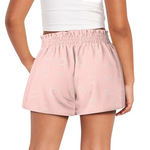 Upetstory Girls Shorts Size 3-16 Kids Active Shorts with Pocket for Athletic Gym2