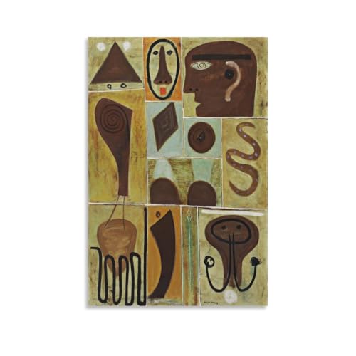 Impression sur toile Adolph Gottlieb 50x75 cm : decoration murale moderne de salon