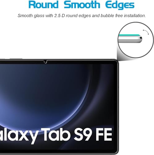 Image of VERTUS Premium Tempered Glass Screen Protector for Samsung Galaxy Tab S10 FE / S9 FE 27.69 cm (10.9 inch) with Anti-Scratch & Smudge Proof Coating