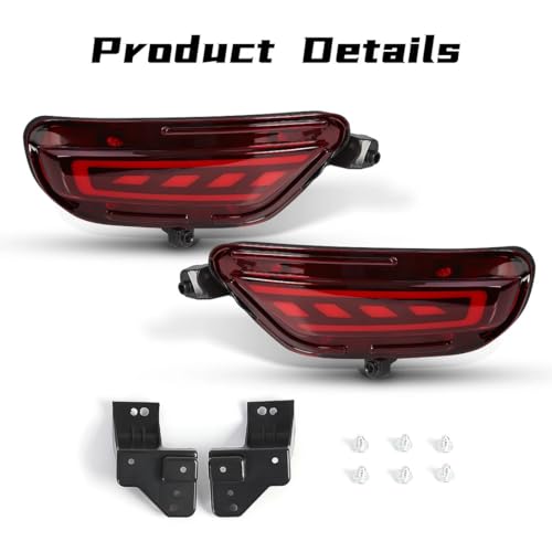 Luces traseras de coche para Mazda CX-5 2017-2021 parachoques con 3 funciones 2