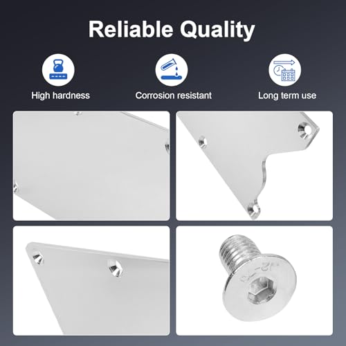 Image of LS Gen 3 Valley Pan Cover Plate Low Profile Compatible with LSX LS1 LM7 LR4 LQ4 LS6 L59 LQ9 LM4 L33 (Silver)