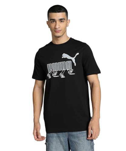 Image of Puma Men's Cotton Regular Fit T-Shirt