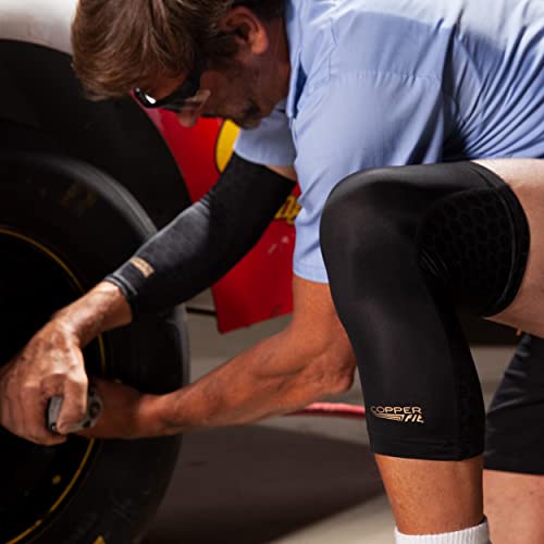 Copper Fit Unisex Adult Freedom Knee Compression Sleeve Hosiery, Black, Large Us #TOP4