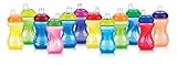 Nuby No-Spill Easy Grip Cup, 10 Ounce, Colors May Vary, 1 Pack