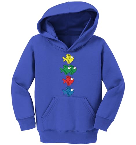 Tcombo Childrens Book Fishes - Rhyme One Fish Toddler/Youth Fleece Hoodie