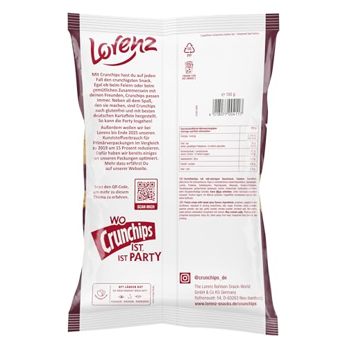 LORENZ | Crunchips Western Style | 10 x 150 g | vegan
