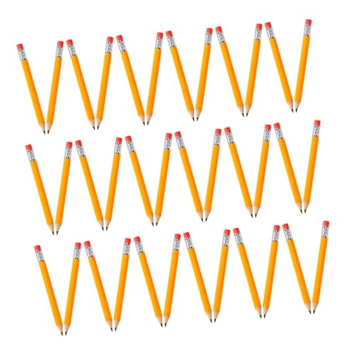 ZUNOXAZ 100個 鉛筆を描く 小学生 学用品に戻ります 木製の鉛筆 Yellow