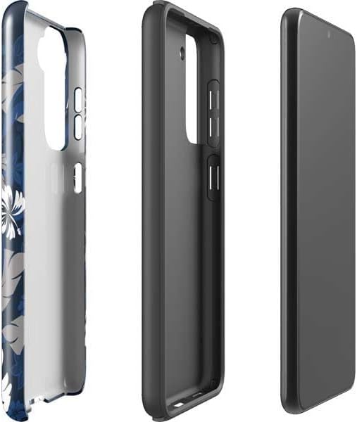 Skinit Pro Phone Case Compatible with Galaxy S21 5G - Officially Licensed NFL New York Giants Tropical Print Design