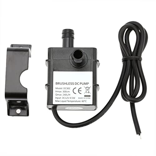 HEEPDD Pompe sans Pinceau DC12V Ultra Silencieuse 240L / H Flux 300 Cm Pompe de Fontaine Submersible pour L'humidificateur de Refroidissement de L'aquarium
