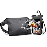 YOSH 防水ケース+ポーチセット 完全防水 小物入れ 海水浴 プール お釣り アウトドア PVC素材 お風呂用 水中 撮影 タッチ可 2枚セット