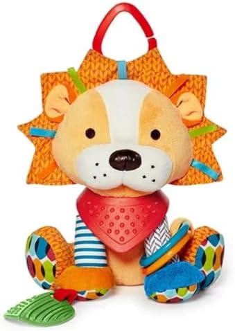 Pelúcia Sensorial para Bebês, 0-12 Meses, Chocalho e Texturas Dif...