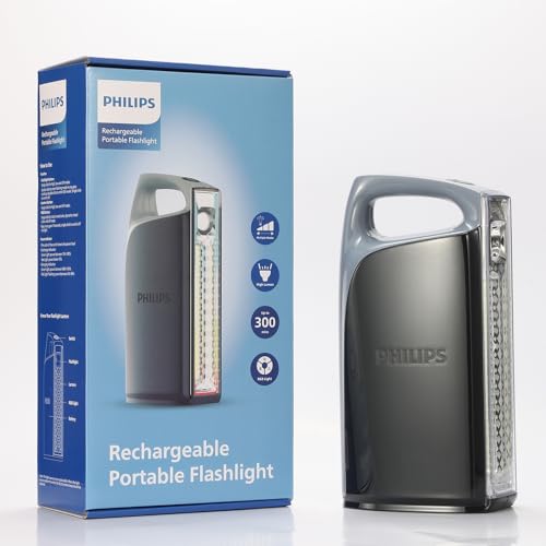 PHILIPS Portable Emergency Lantern,10W Torch Light Rechargeable,3...