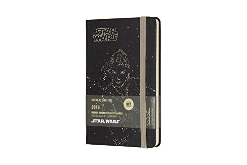 Moleskine Limited Edition Star Wars, 12 Month Weekly Planner, Pocket, Rey (3.5 x 5.5)