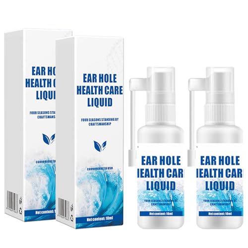 Piercing Aftercare Spray Piercing Cleaning Solution | Saline Solution Spray | Cleanses Sterilizes & Soothes for Piercings Keloids Bumps on Ears Nose & Navel - Saline Aftercare Sprays | 2 * 10ML