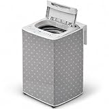 Topolenashop Telo Coprilavatrice Asciugatrice Carica dall’Alto Impermeabile 55x58x87 cm – Copertura Lavabile con Zip, Antipolvere e Anti Umidità per Protezione Elettrodomestico | 59381