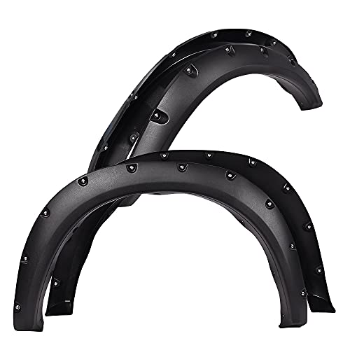 G-Plus Fender Flares, Compatible With 2009-2018 Dodge Ram 1500; 2019-2022 Ram 1500 Classic (Excludes R/T & Rebel) #TOP13