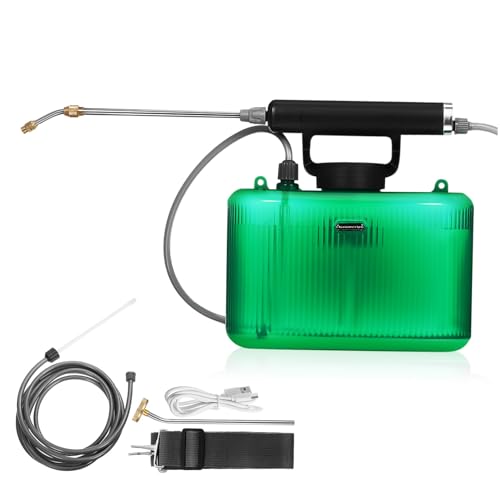 CAXUSD Pulverizador Eléctrico Rociador De Jardín Botella De Spray Pulverizador De Jardín Eléctrico Spray De Poder Pulverizador De Bomba Rociador De Pintura Green Polipropileno De Plástico
