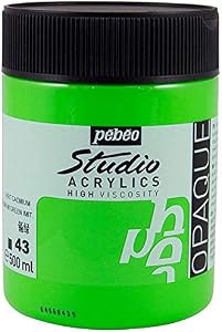 Pebeo 171043C Studio Acrylics Hv 500 Ml Cadmium Green Hue