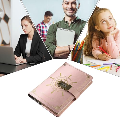 Carnet de notes en cuir haut de gamme avec serrure pour vos secrets - 4
